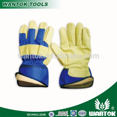 GL032 full palm cow split leather working glove